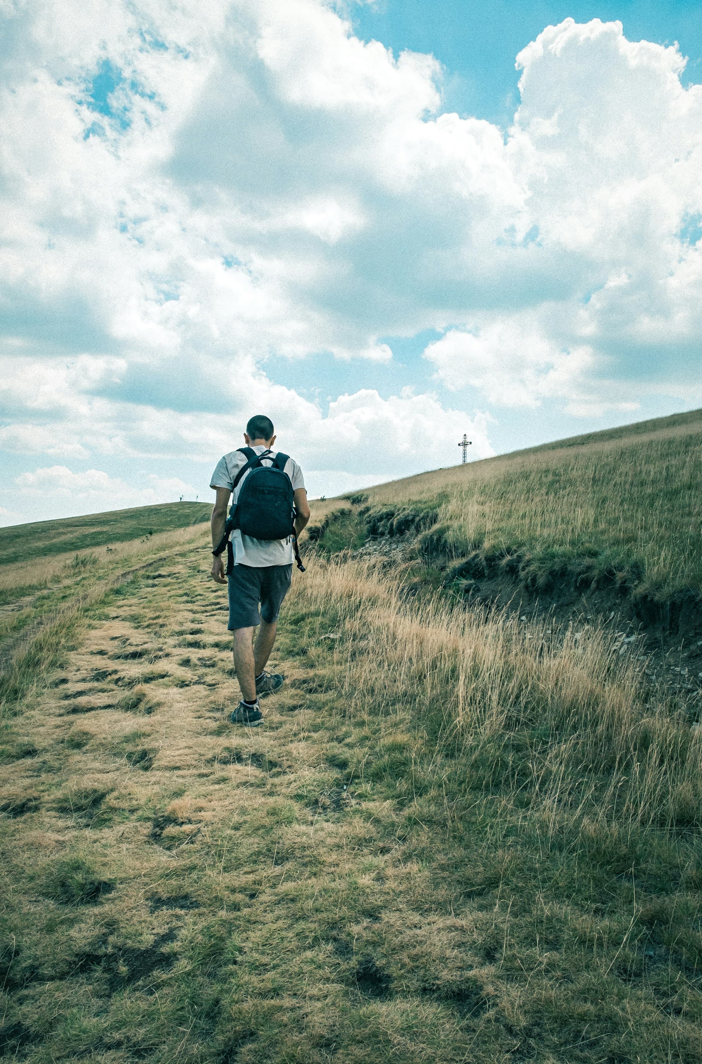 Person on a spiritual journey